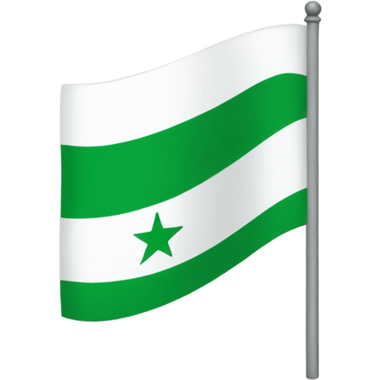 Green Syrian flag emoji