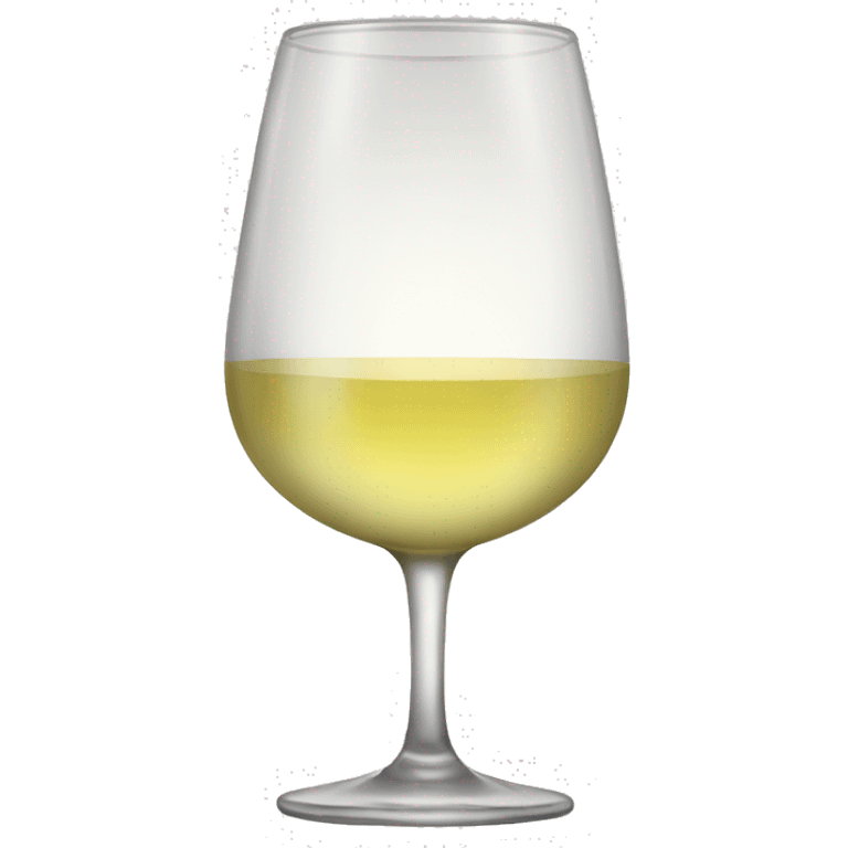 Glass of white wine emoji