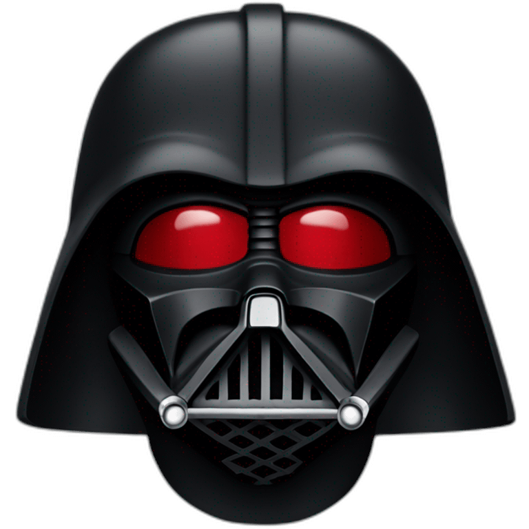 dark vador with a red helmet emoji