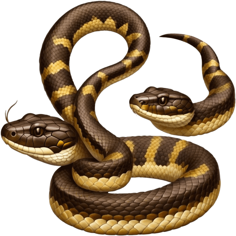 Cottonmouth water moccasin  emoji