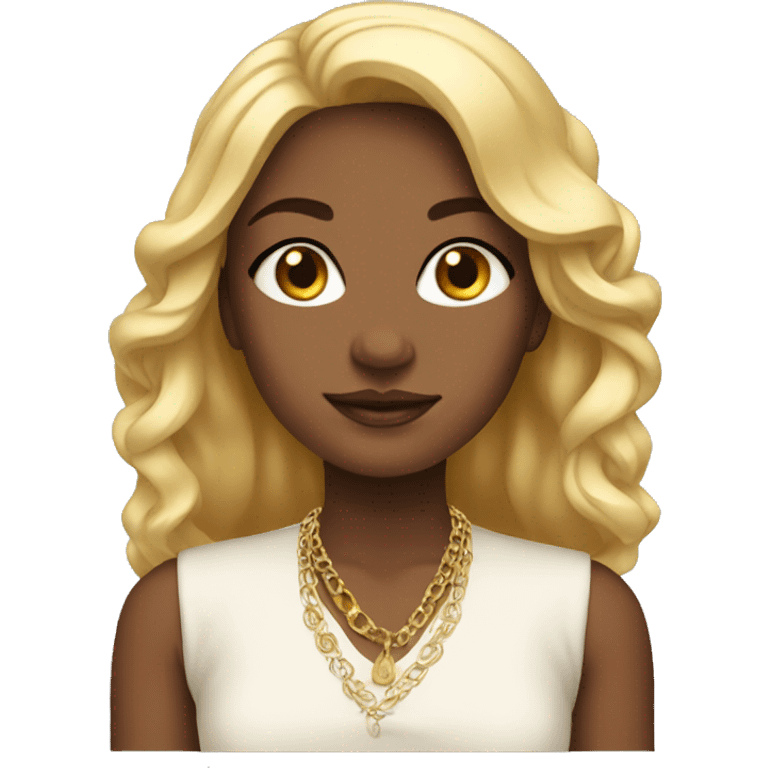 Rich girl emoji