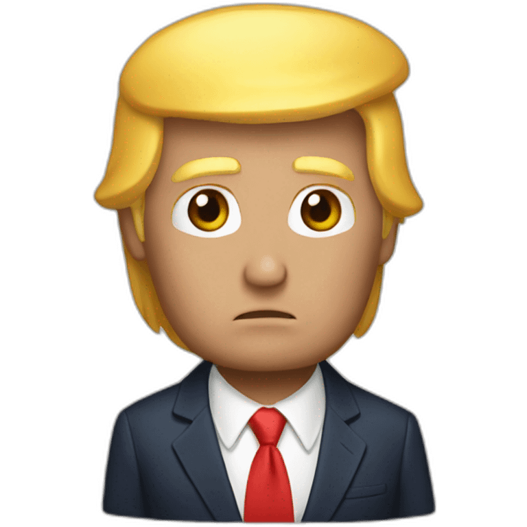 Donald Trump sentado  emoji