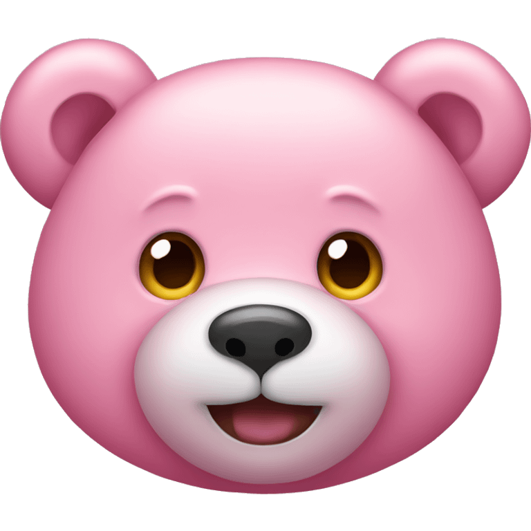 pink teddy bear emoji