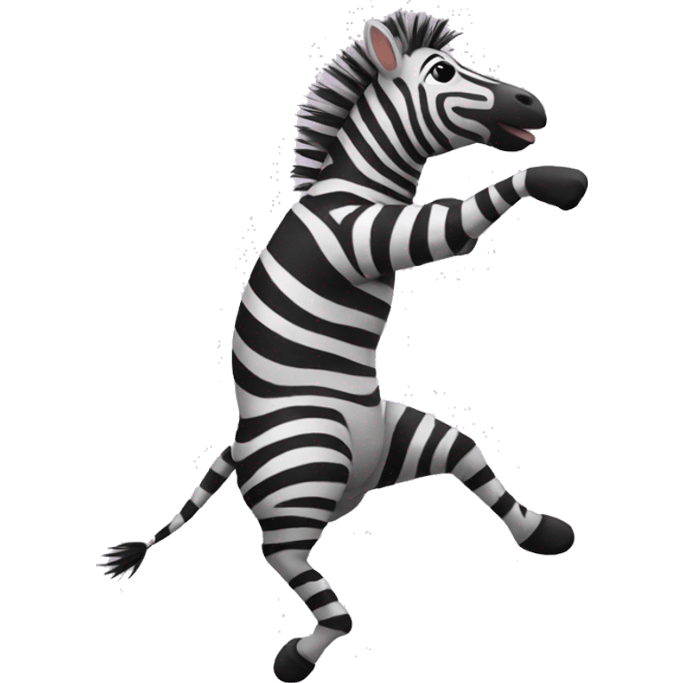 Dancing zebra  emoji