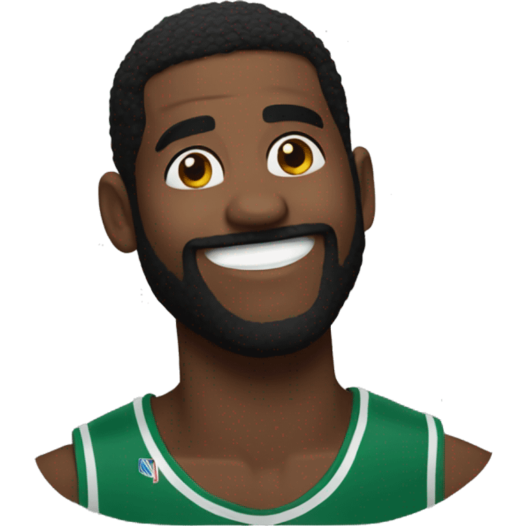 Kyrie smiling  emoji