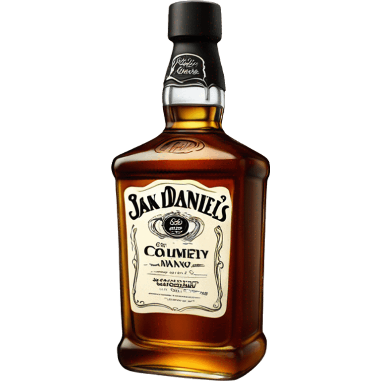 Jack daniel’s whisky bottle emoji