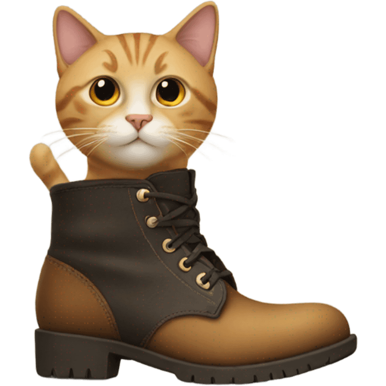 Cat in boots emoji