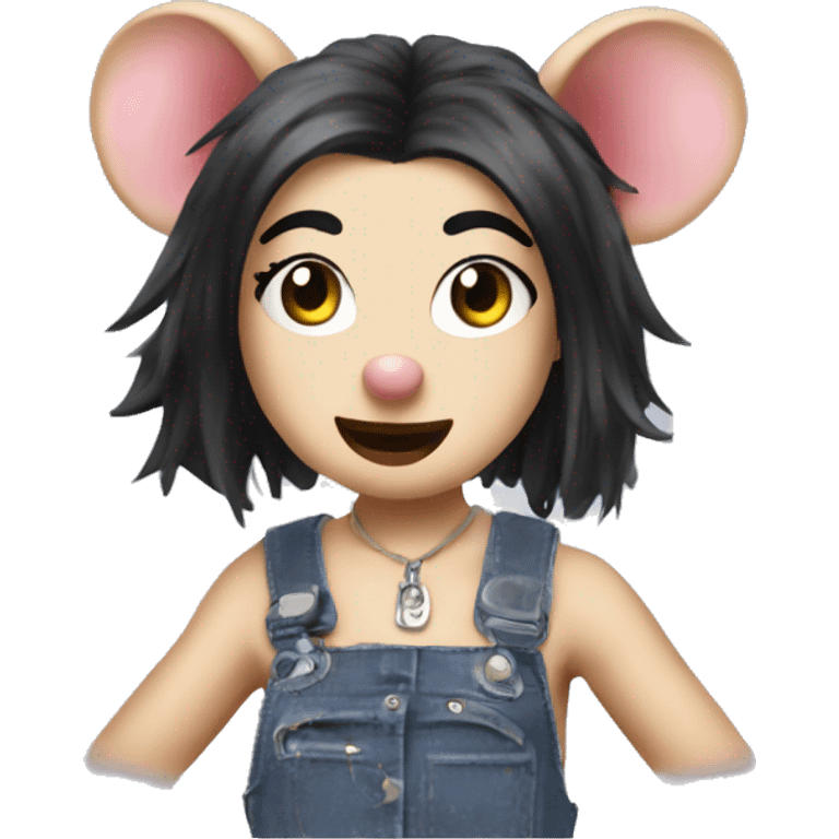 a charli xcx brat summer themed rat that looks cool and like a rat emoji