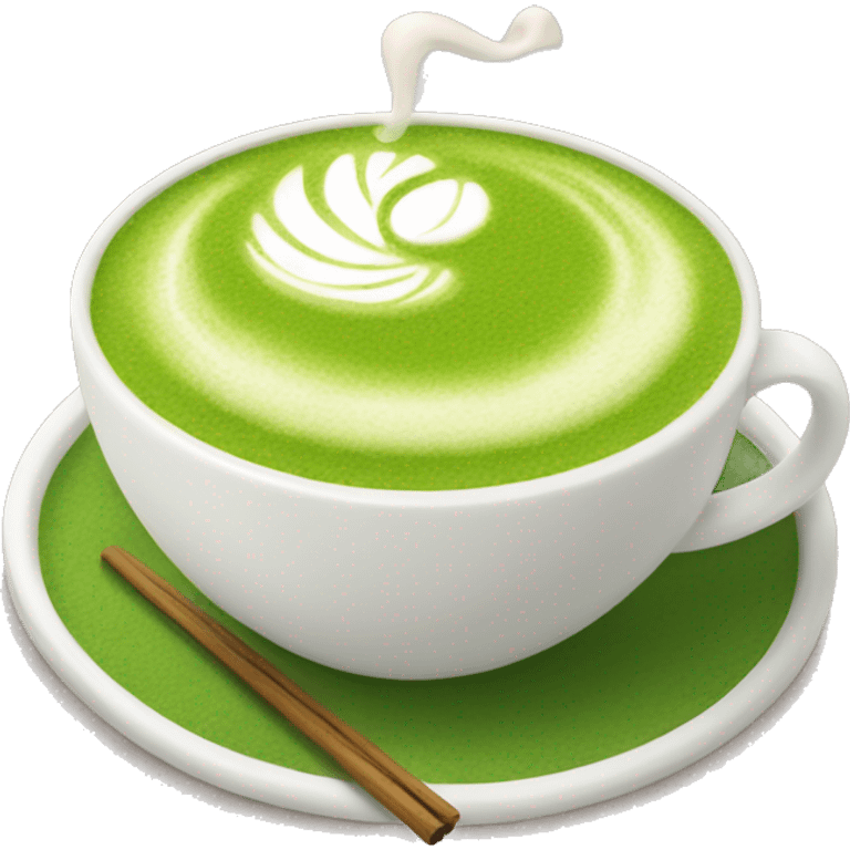 Matcha latte  emoji