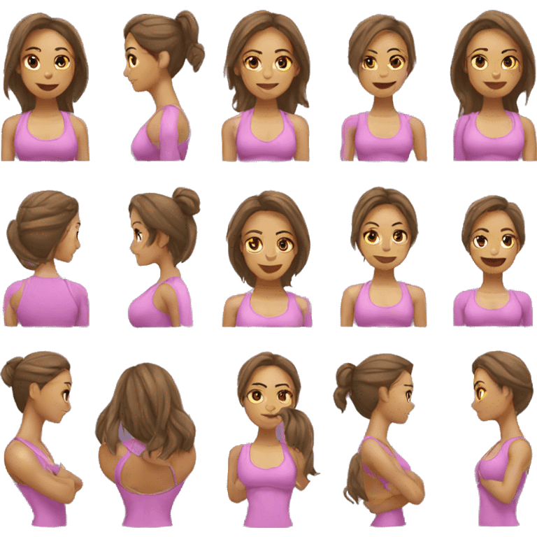 woman gym emoji