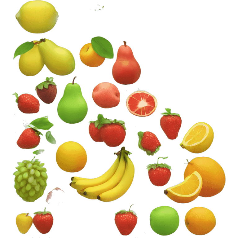 fruits and animals emoji