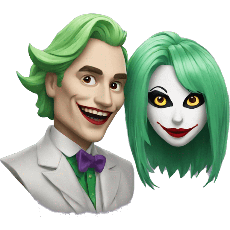 JOKER AND LADY GAGA emoji