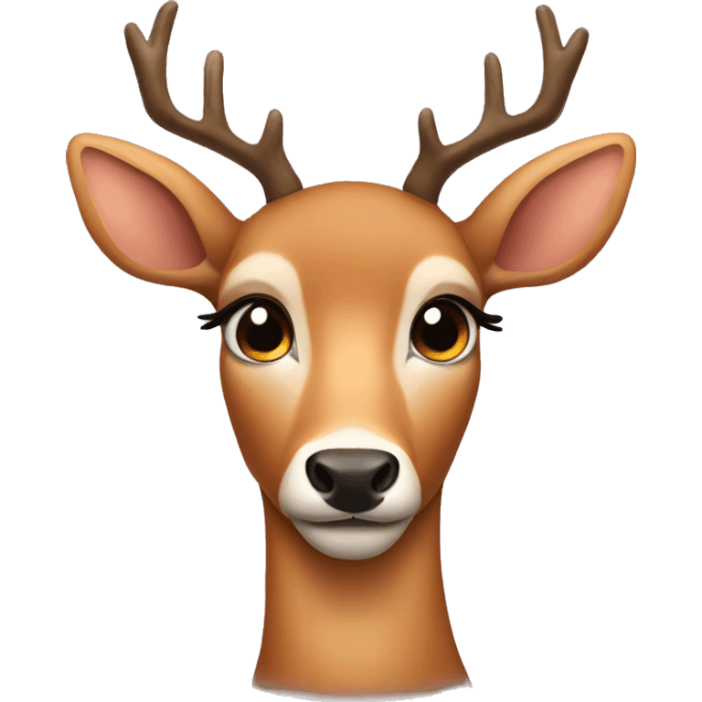 deer with eyelashes  emoji