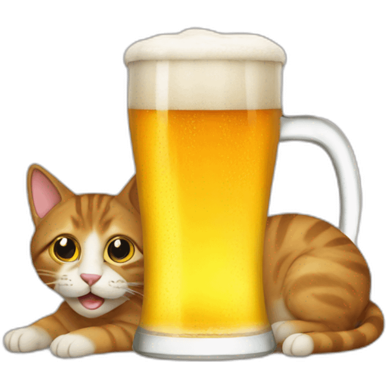 Cat-with-a-beer emoji