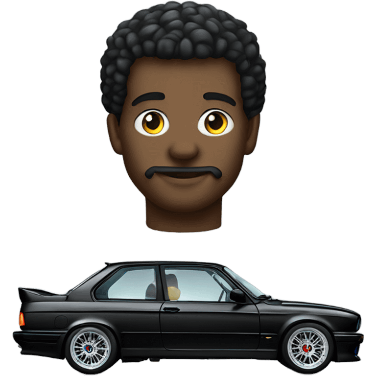 Black BMW E30 M3 emoji