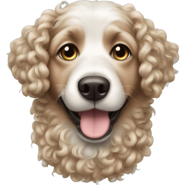 dog curly emoji