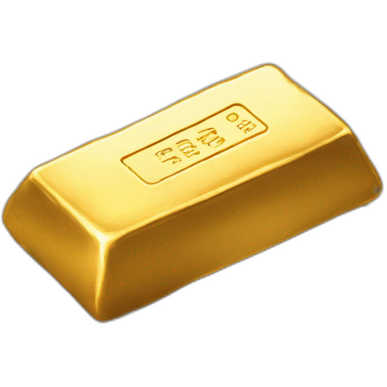 Gold bar emoji