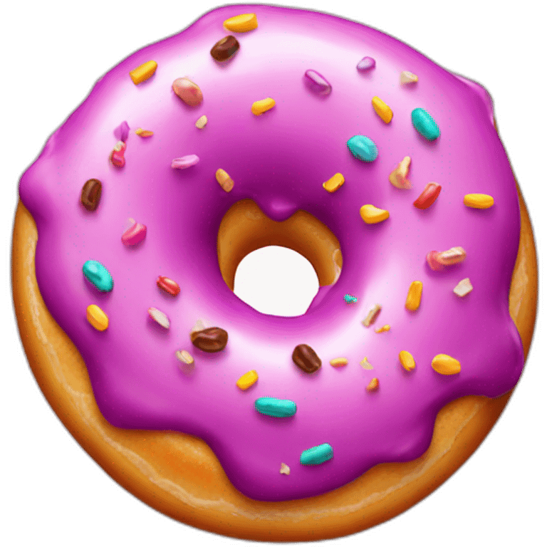 Donuts bursting from the inside emoji