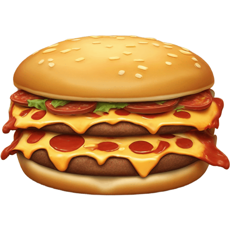 Pizza burger emoji