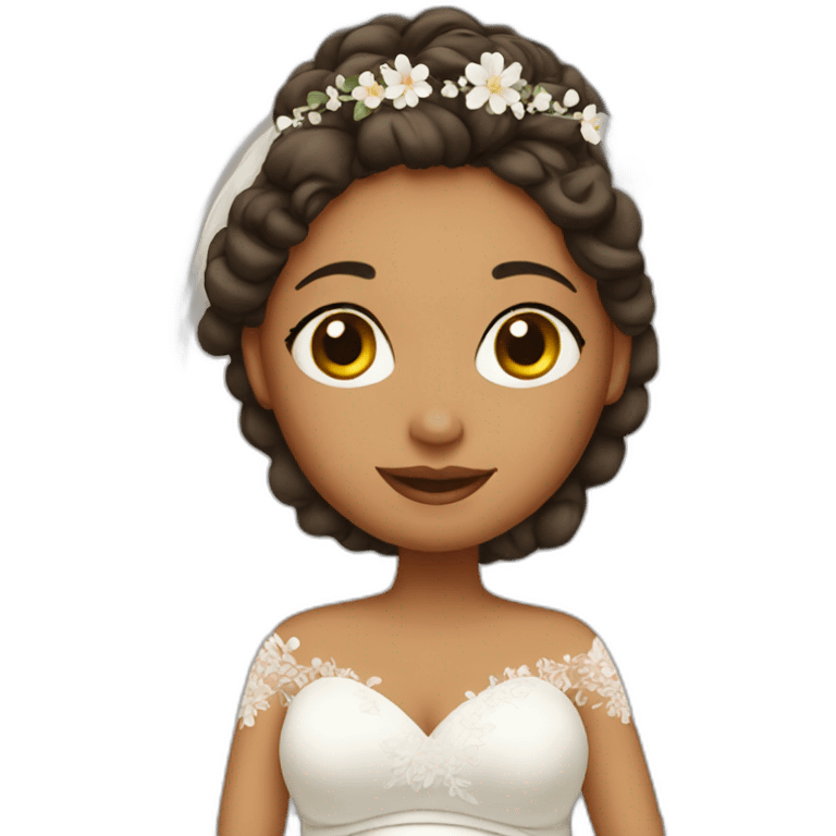 pregnant bride emoji