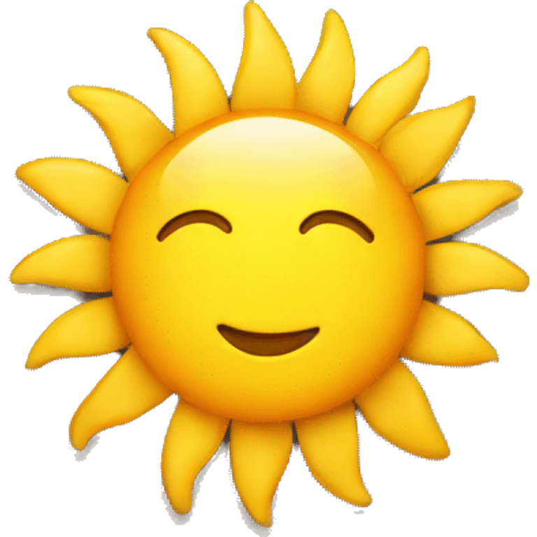 Sun face  emoji