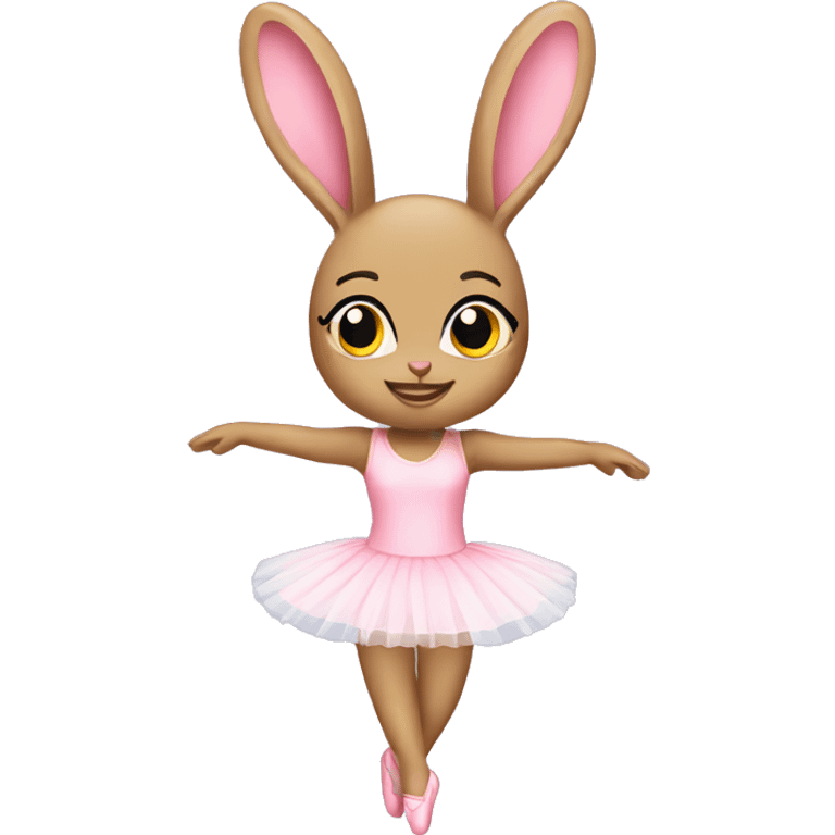 bunny ballerina toy emoji