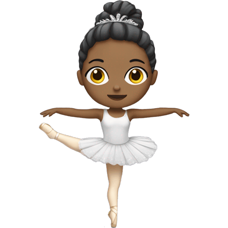 Ballerina with rock outfit emoji