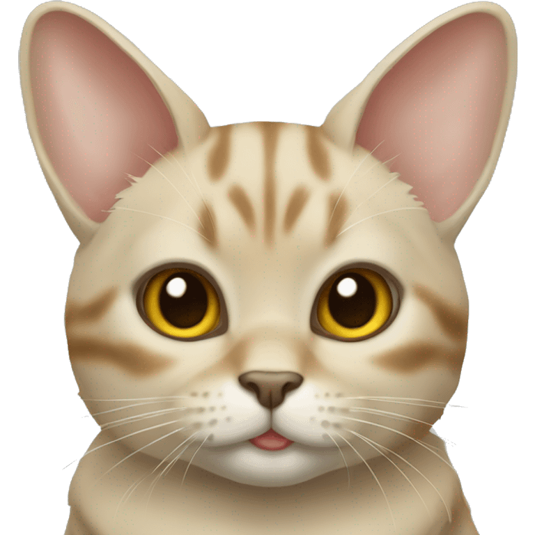 A cat breed golden chinchilla  emoji