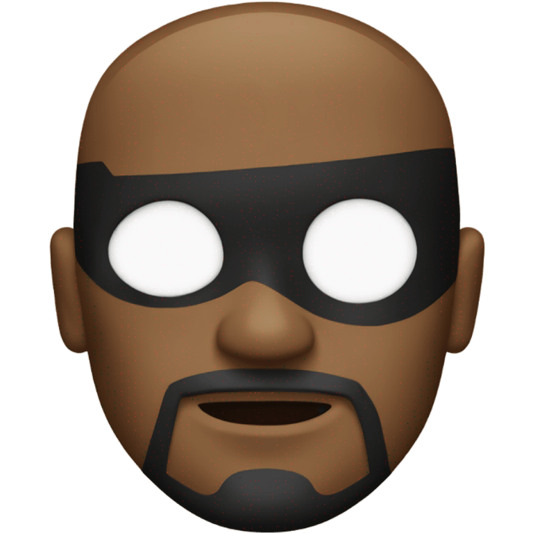 black eye patch covering one eye like Nick Fury from Marvel emoji