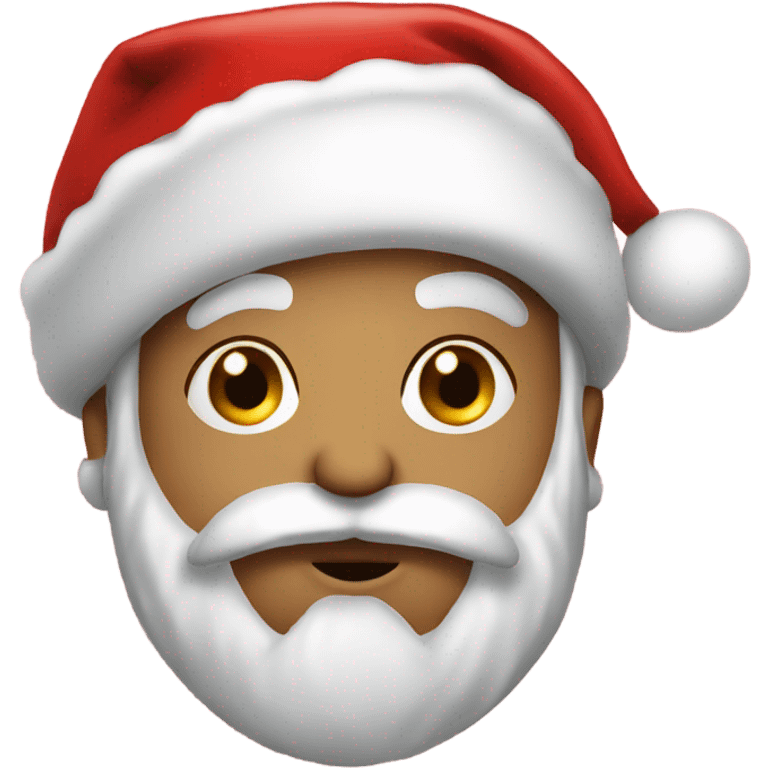 Santa kiss emoji