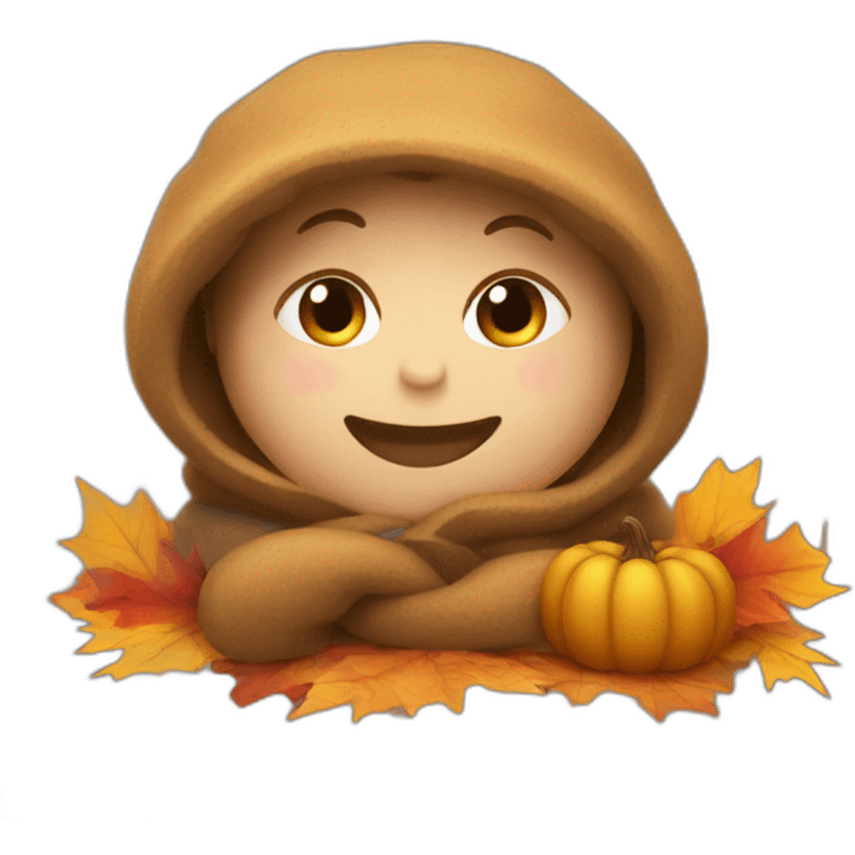 cosy fall emoji