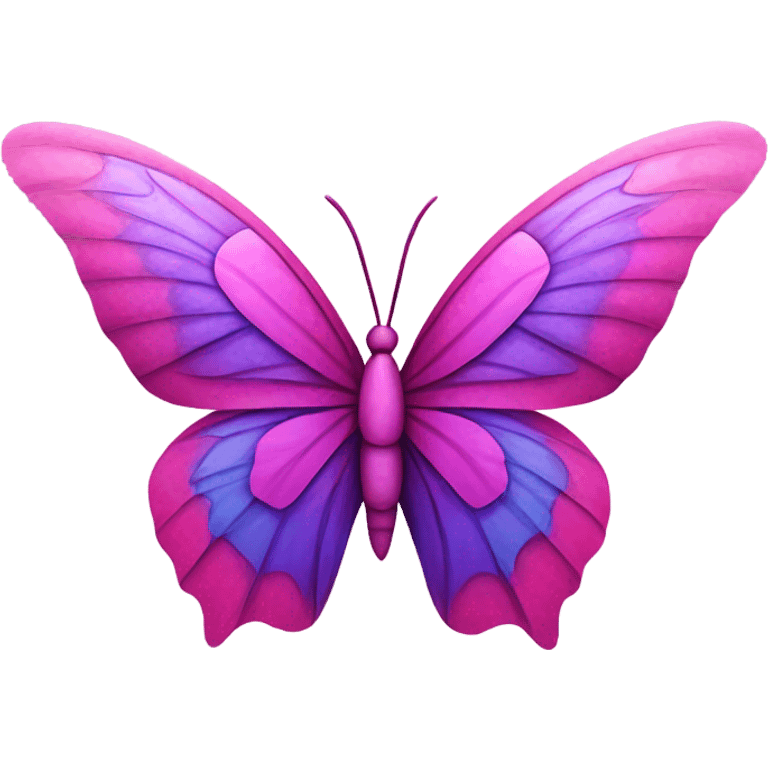 Pink/purple butterfly  emoji