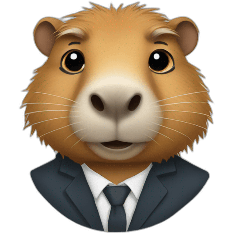 capybara-in-suit emoji