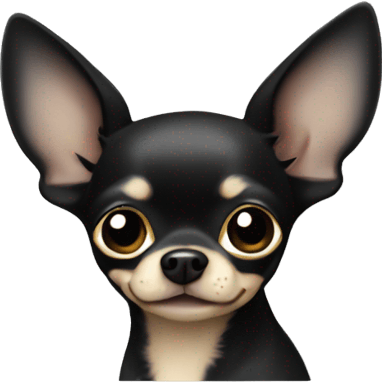 small black chihuahua emoji