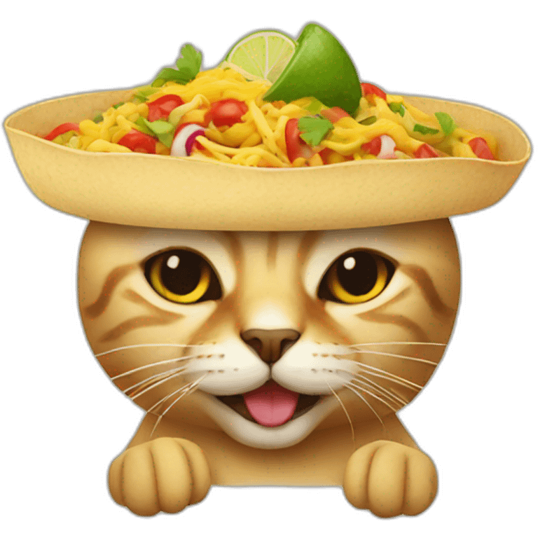 mexican-food cat emoji