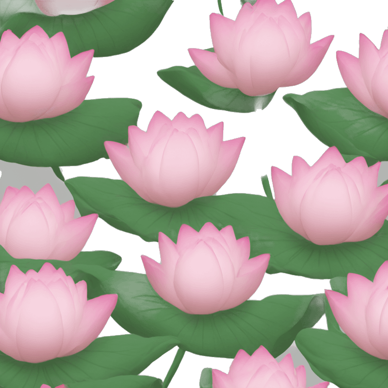 Lotus bouquet emoji