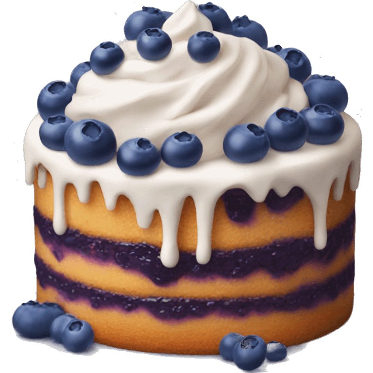 blueberry cake emoji