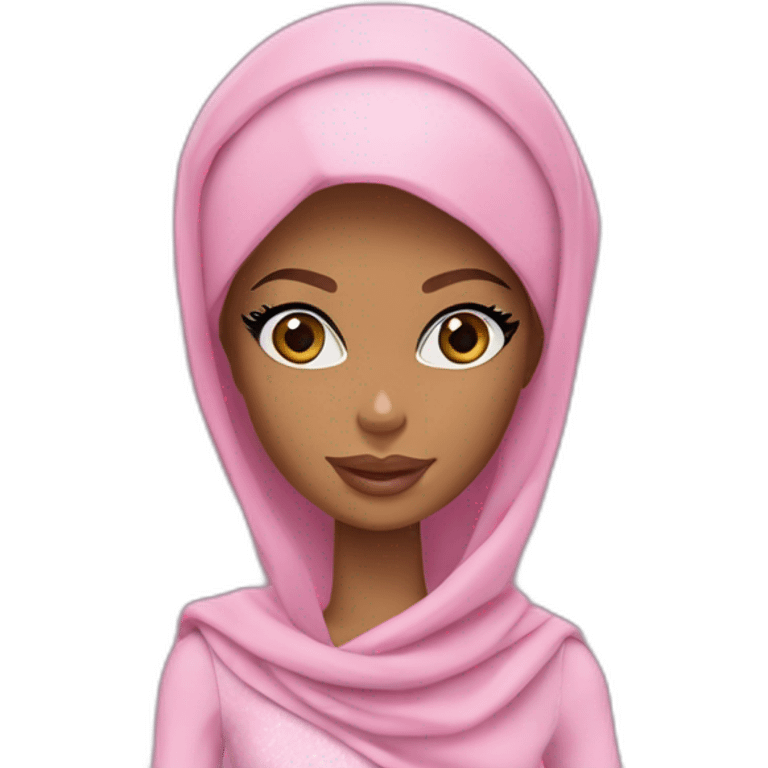 Barbie musulmane emoji