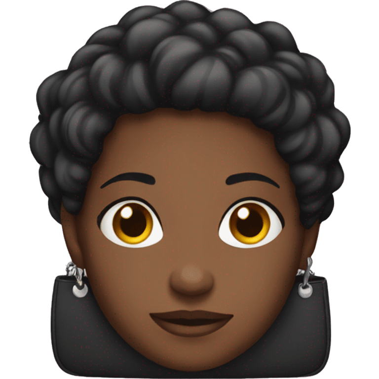 black girl bag  emoji