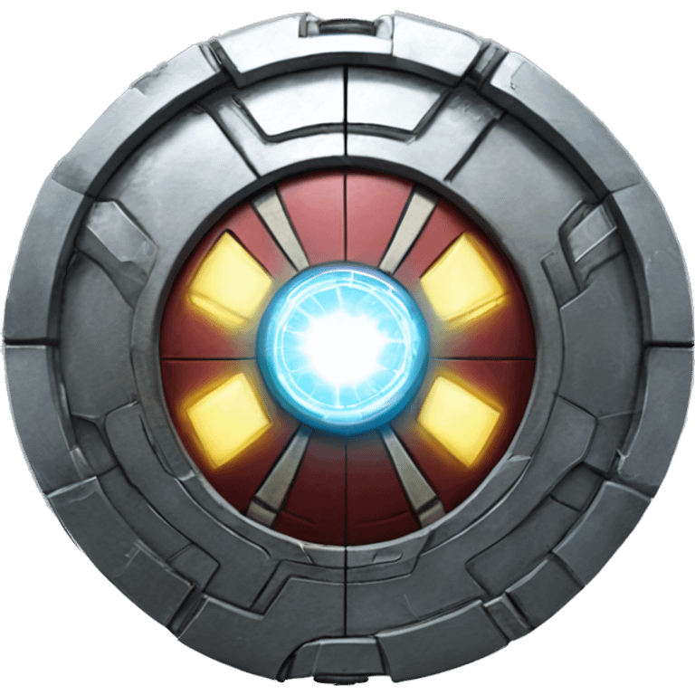 Arc reactor of iron man emoji