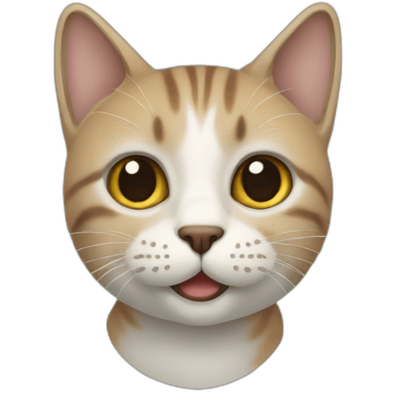 Un chat emoji