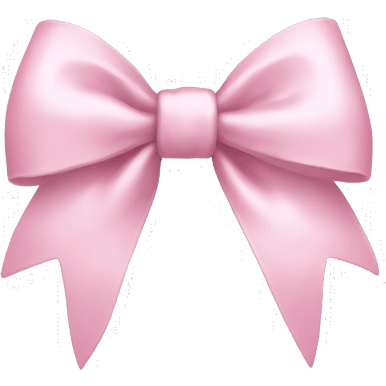 Light pink coquette bow emoji