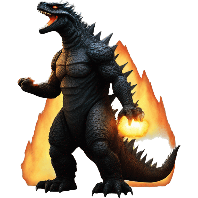 Godzilla dressed as Sauron  emoji