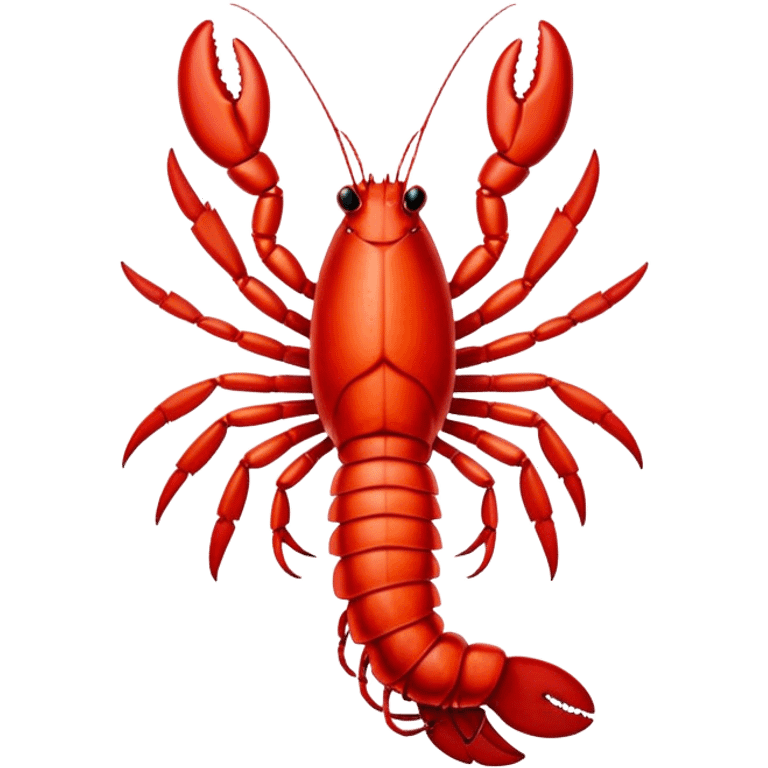 Chinese lobster wings as biped red skin emoji