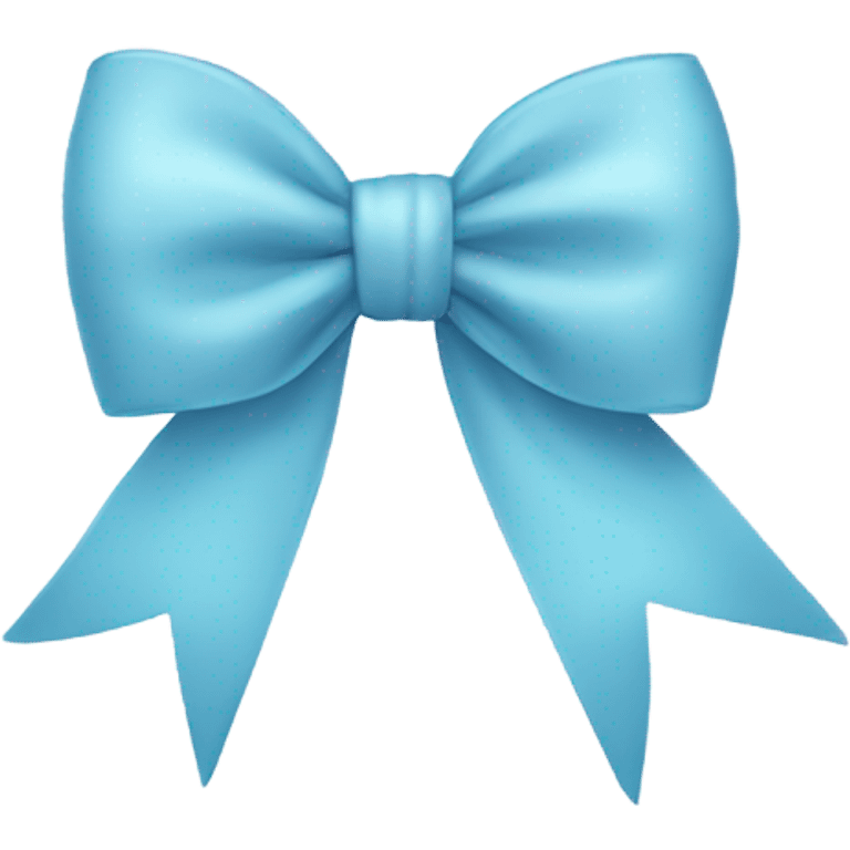 Light blue bow emoji