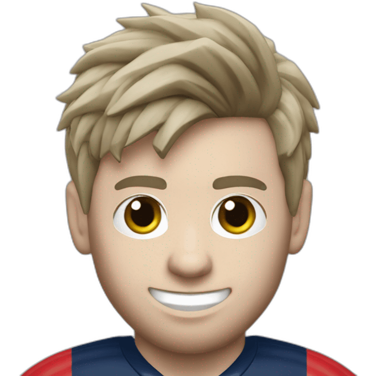 Lionel messi with river plate gear emoji