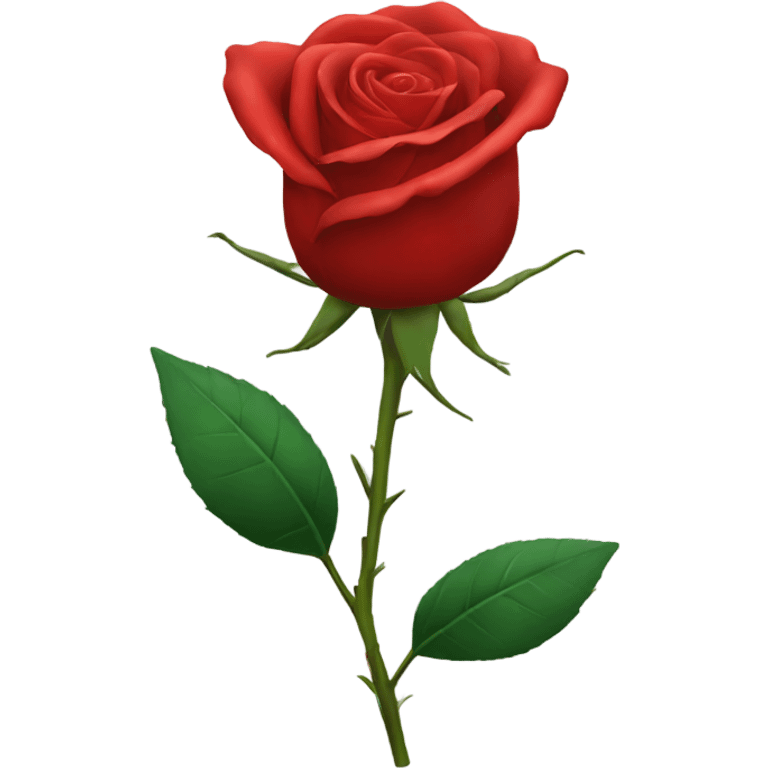 A red rose emoji