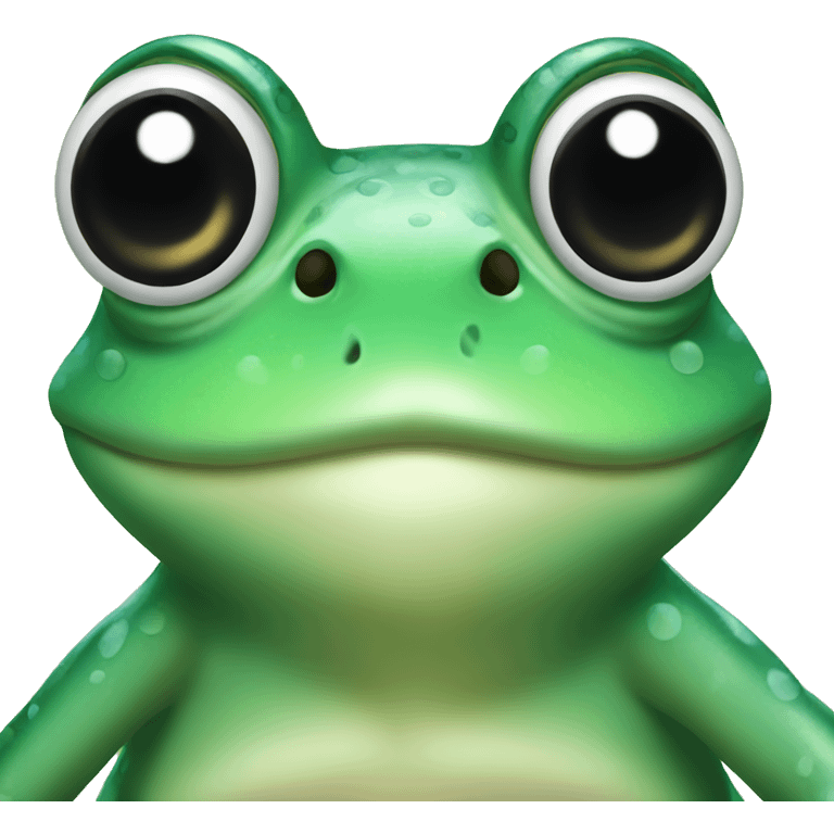 Beautiful frog emoji