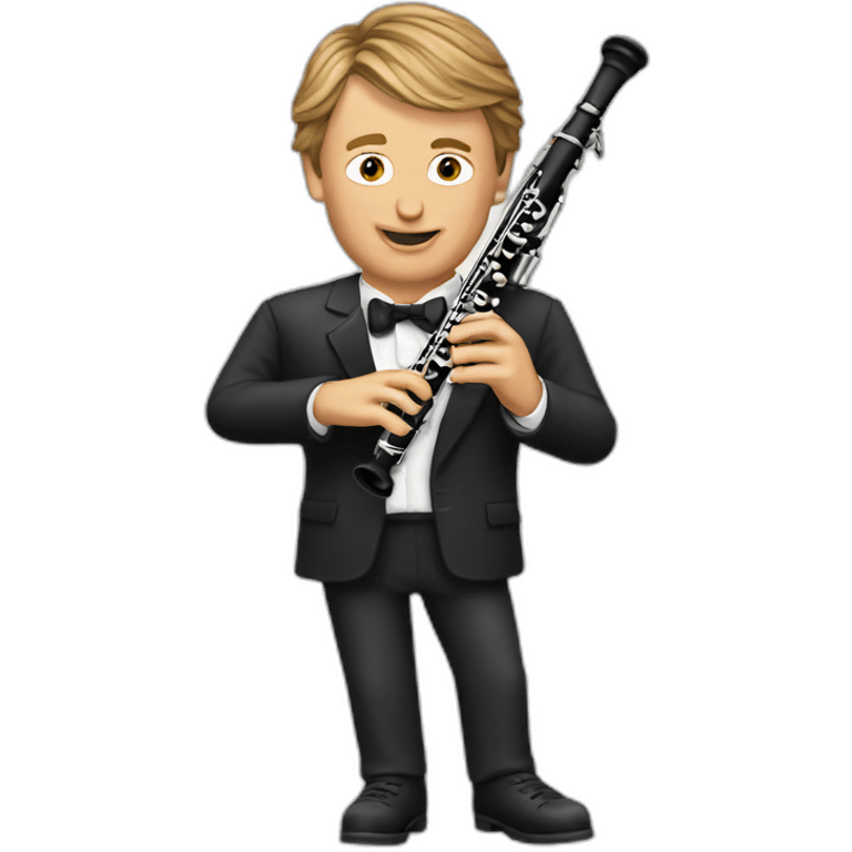 Wayne Gretzky playing the clarinet emoji