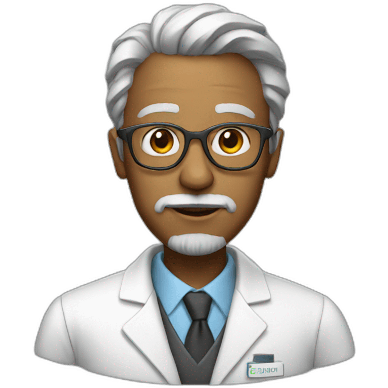 Professor from the Robot emoji